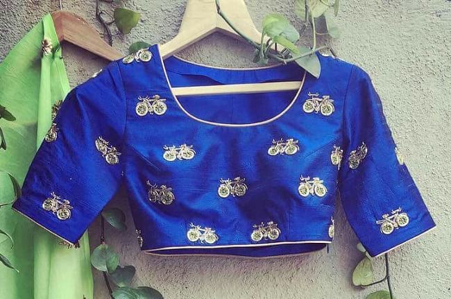 janome embroidery design blouse library