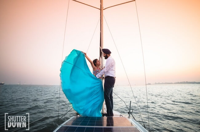 romantic pre wedding pic in instagram