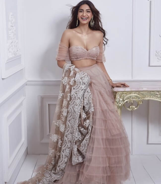 dusty pink best designer wedding lehengas