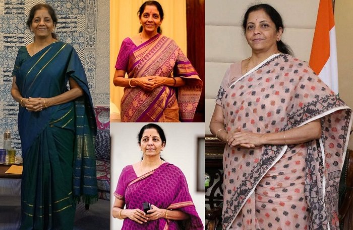 Nirmala Sitaraman Saree styles