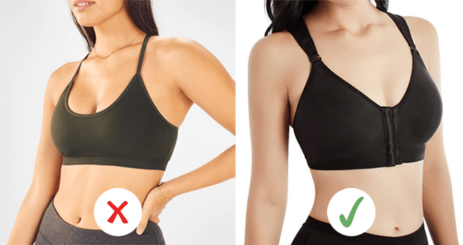 sports bra fitting tips