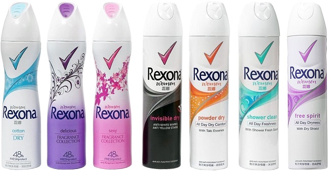 rexona dermatologically tested deodorant