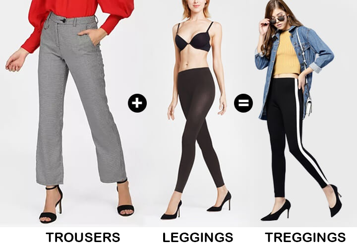 hybrid styles in fashion womens walking treggings