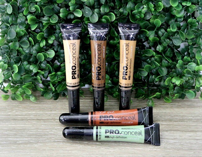 la girl pro concealer shades for indian skin