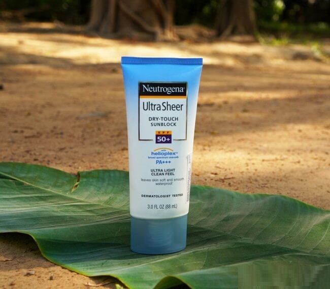neutrogena ultra sheer dry touch sunscreen