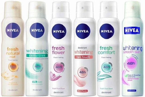 nivea most popular deodorant in india