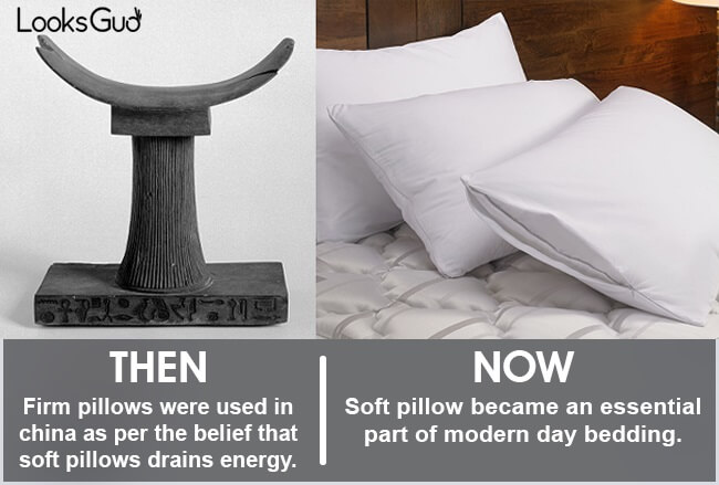 when were feather pillows invented