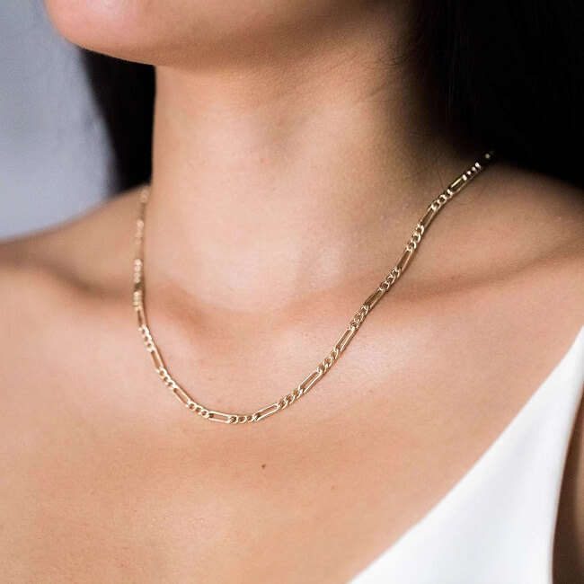 ladies necklace designs in gold