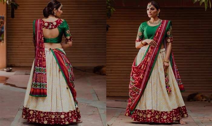 simple lehenga choli designs with price