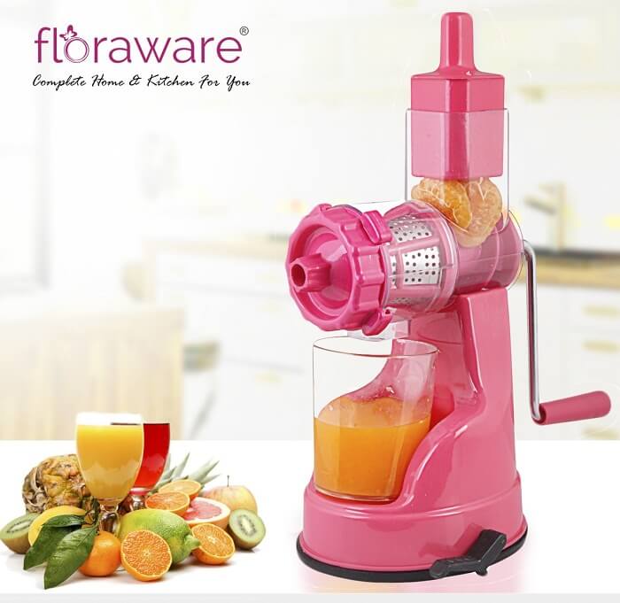 floraware plastic fruit and vegetable juicer