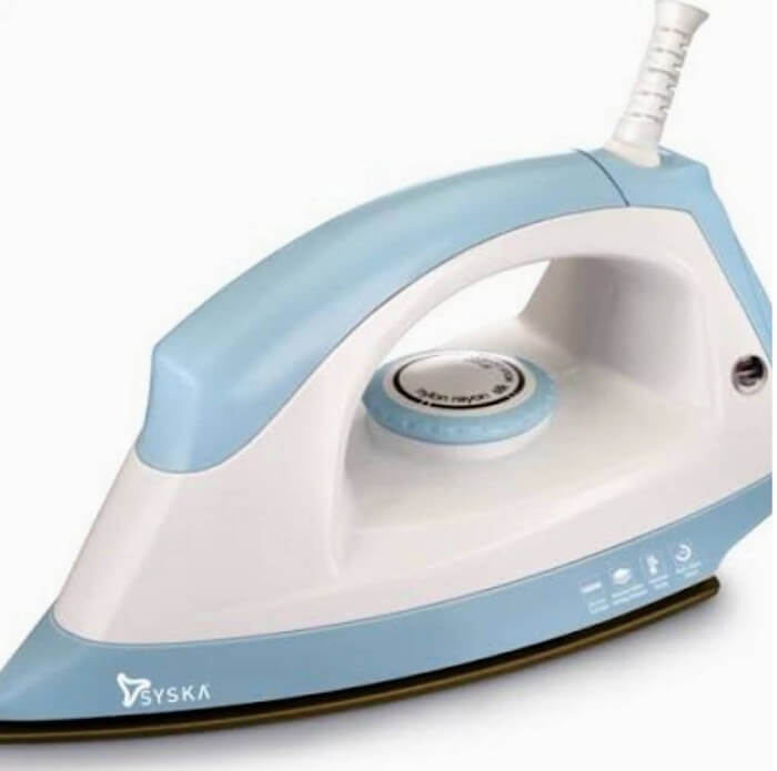 syska sdi-07 plastic stellar dry iron for clothes