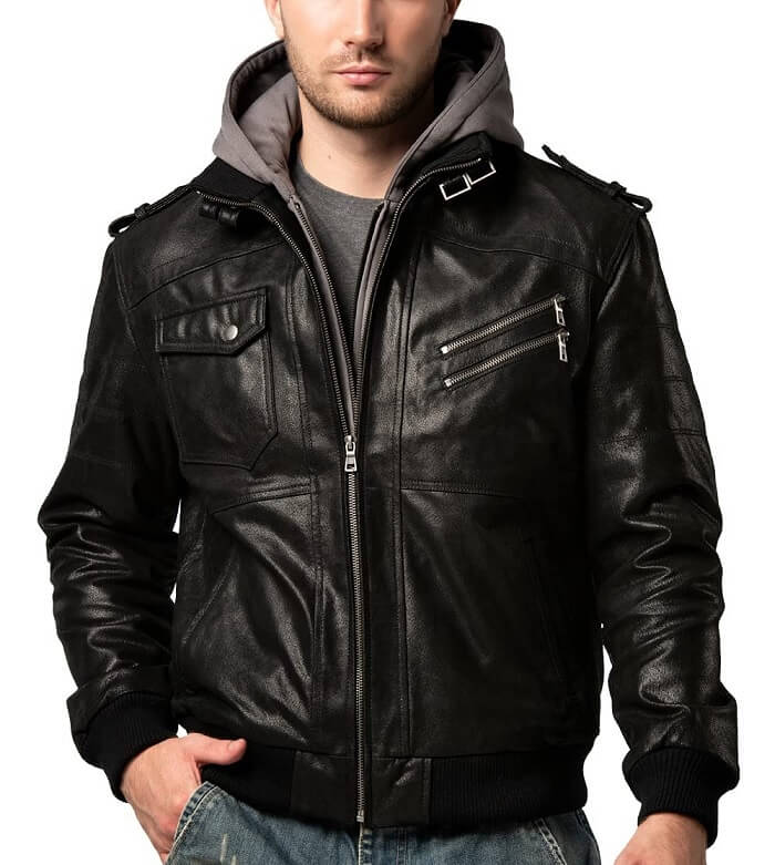 leather jacket for men motorcycle use