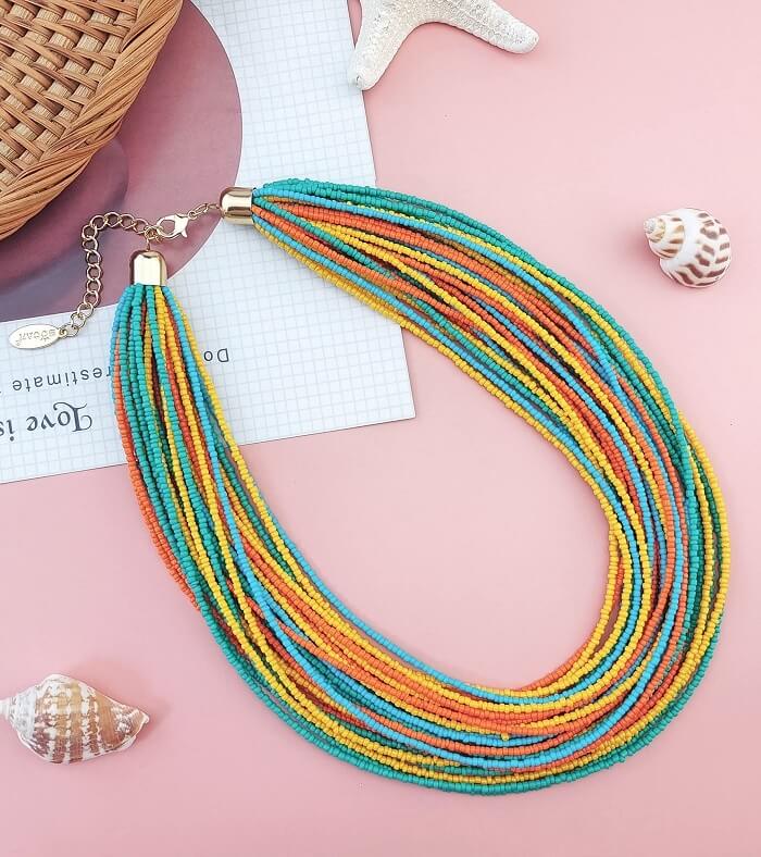 multi strand necklace buy online