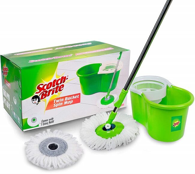 Scotch-Brite 2-in-1 Bucket with Spin Mop