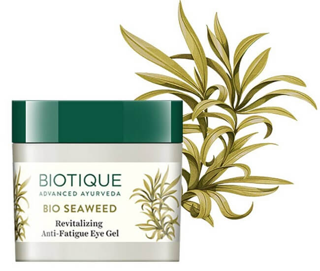 Biotique Advanced Ayurveda Bio Seaweed Anti-Fatigue Eye Gel for Dark Circles