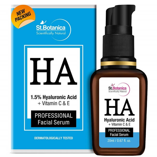 St.Botanica Hyaluronic Acid with Vitamin Serum for Dark circles & Face Wrinkles