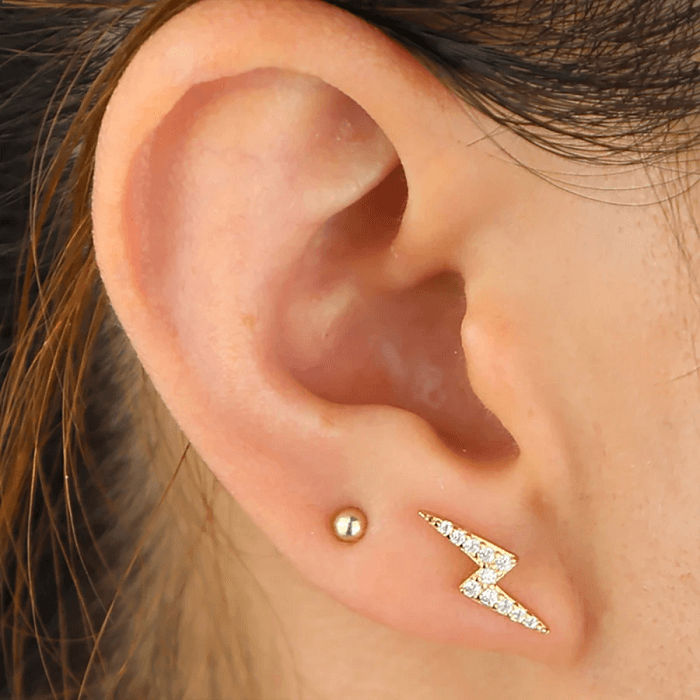 second ear piercing earrings