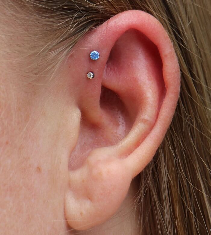 forward helix piercing hoop