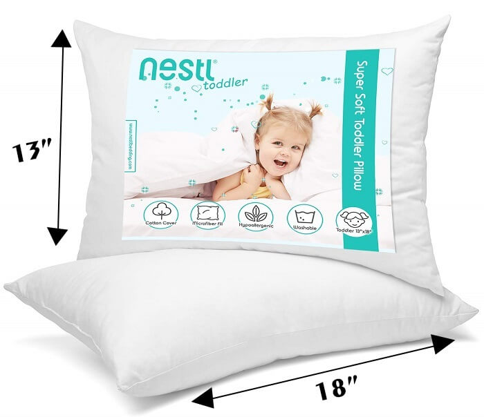 toddler pillow bed, toddler pillow size