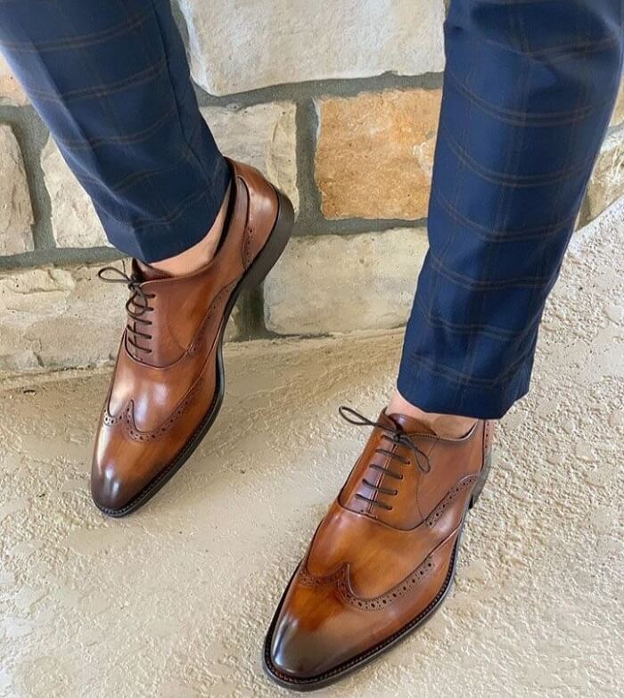 men's oxford wingtip shoes