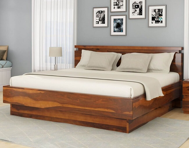 buy wooden bed frame online 