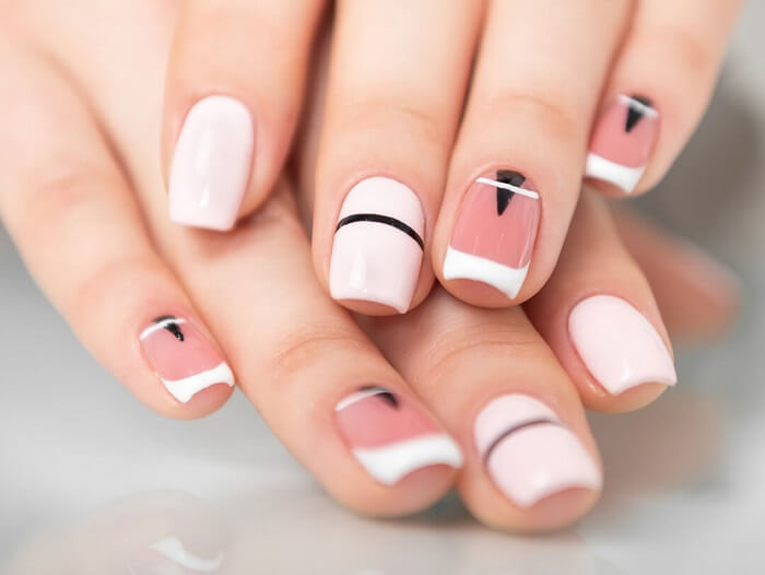 french manicure acrylic price