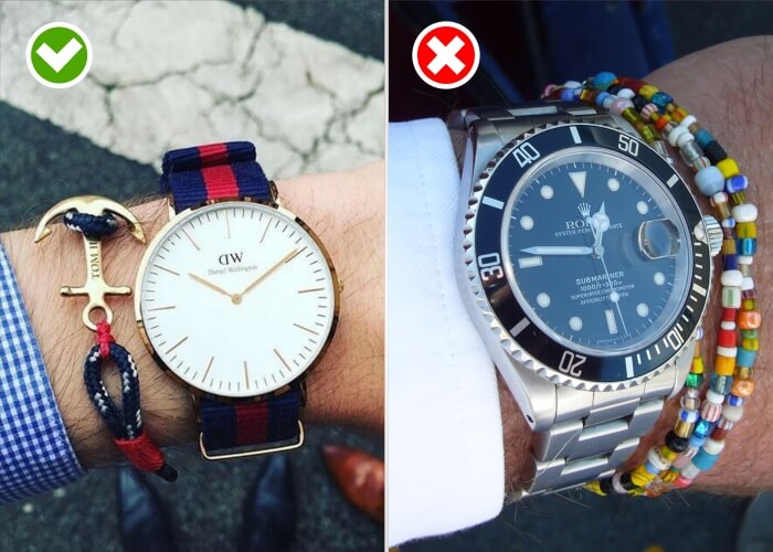 Bracelets that go well with watches