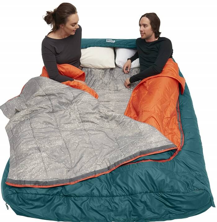 camping blankets instead sleeping bags 