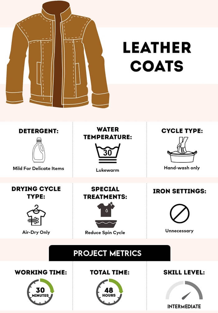 how to wash leather coat