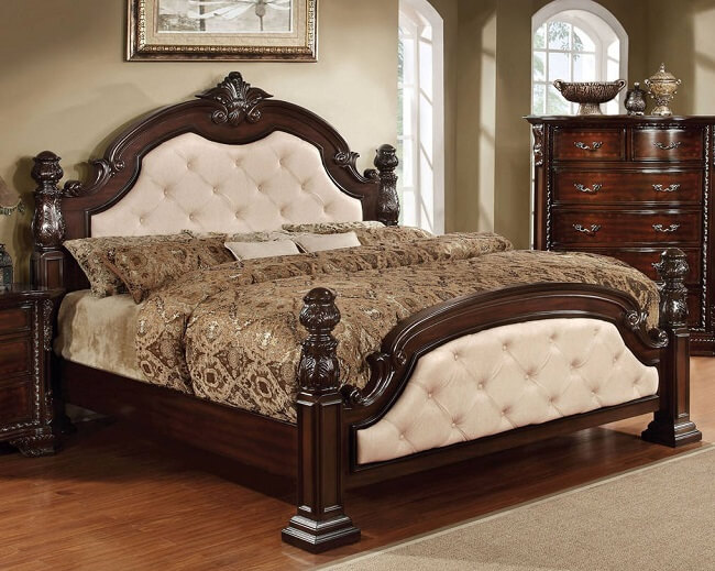 cheap four poster bed frame