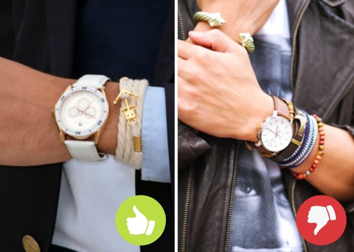 mens style guide on wearing bracelets with watches, Bulova Men's Bracelet Watch