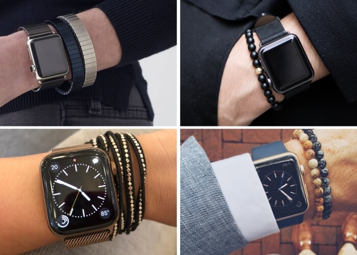 wearing bracelets with apple watch 