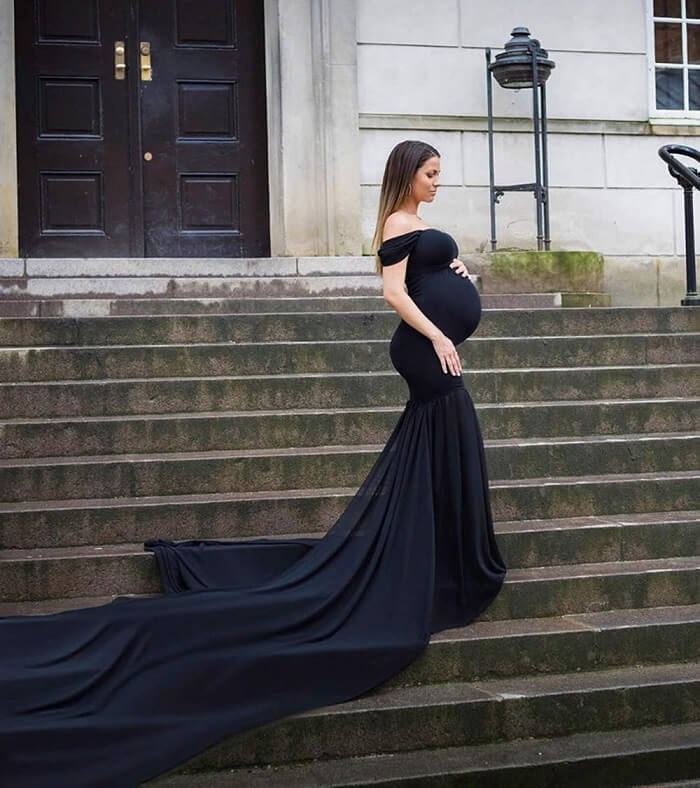 lace maternity dress for photoshoot 