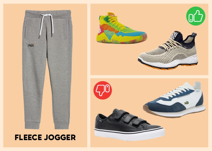 Shoes to wear with joggers outlet men