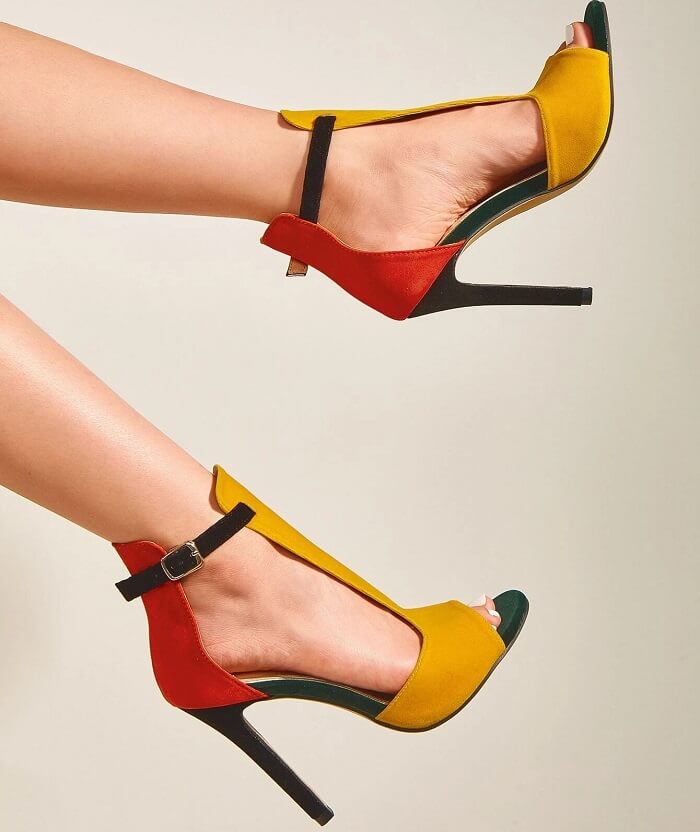 types of heels sandals