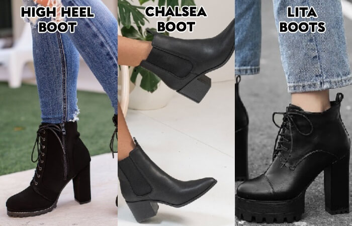 ankle boots for women, black ankle boots 