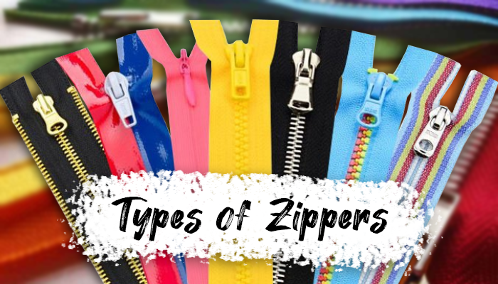 What are the types of zippers?, ?Invisible zippers 