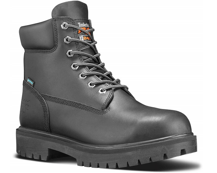 men's black work boots