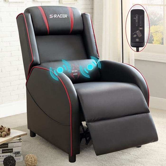  gaming chair blue