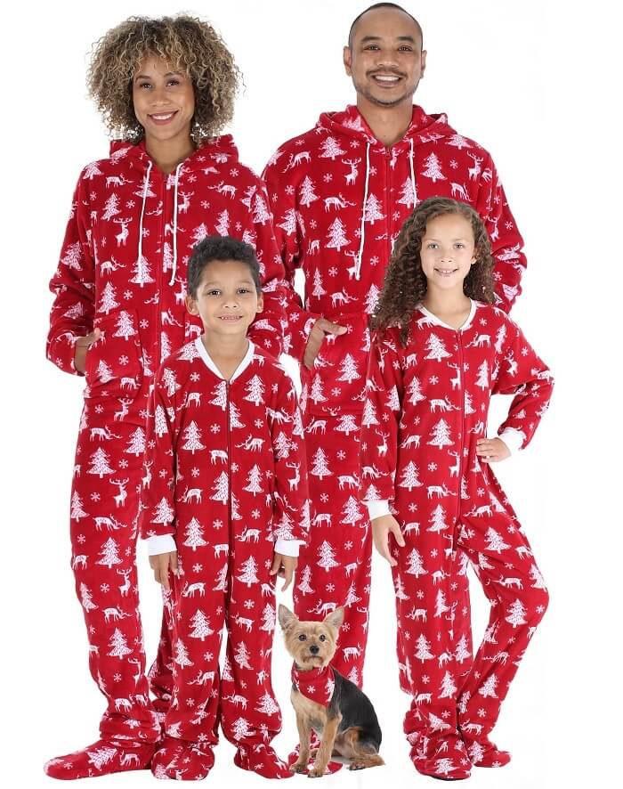 family matching pajamas set 