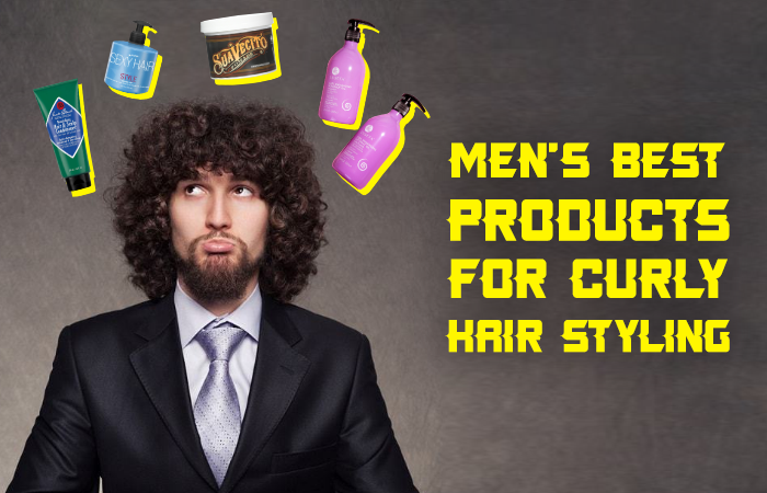 curly hair styling products for mens
