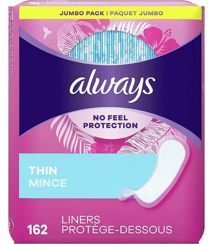 always panty liners thin