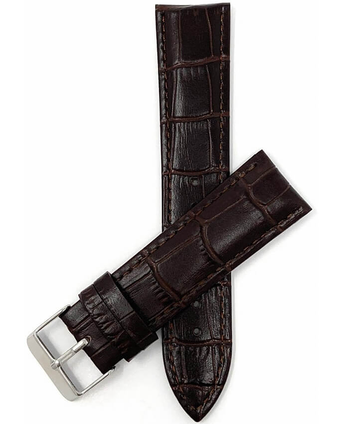 Faux Leather Watch Band