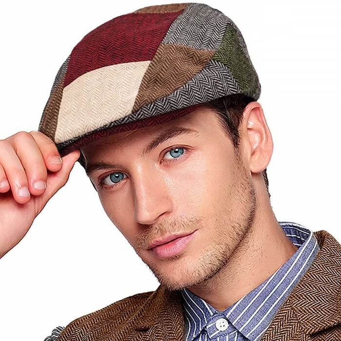 Ladybro Adjustable Newsboy Hats for Men