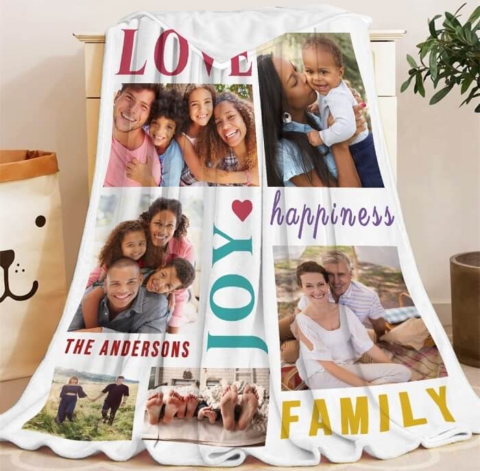 memorial blankets with pictures