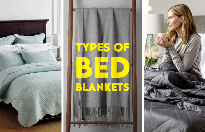 different types of bed blankets