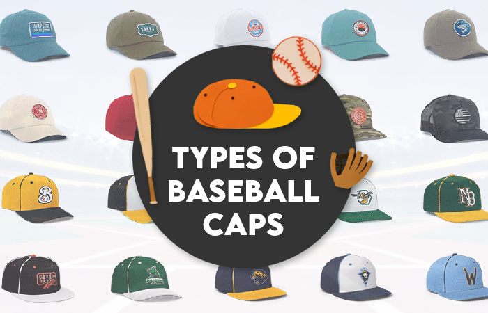 different types of baseball caps