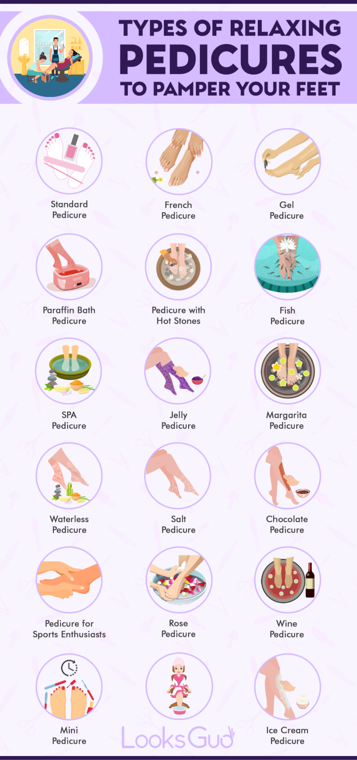 17 Different Types of Pedicure Treatments to Relax your Feet