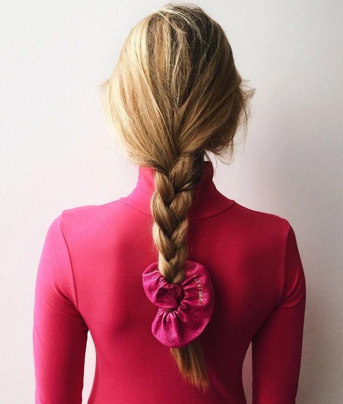 hairstyles with big scrunchies