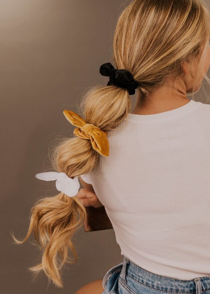 hairstyles with scrunchie